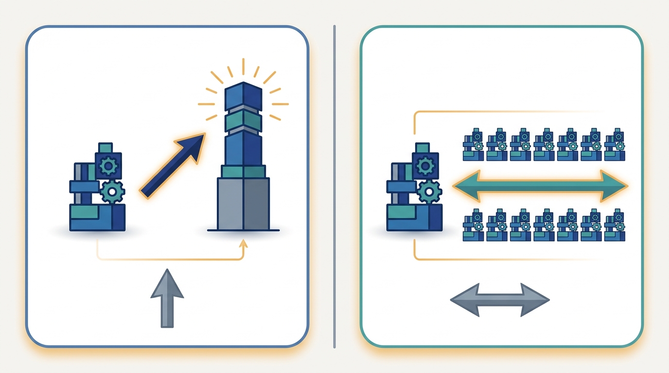 Mental model: Scale-Out vs Scale-Up