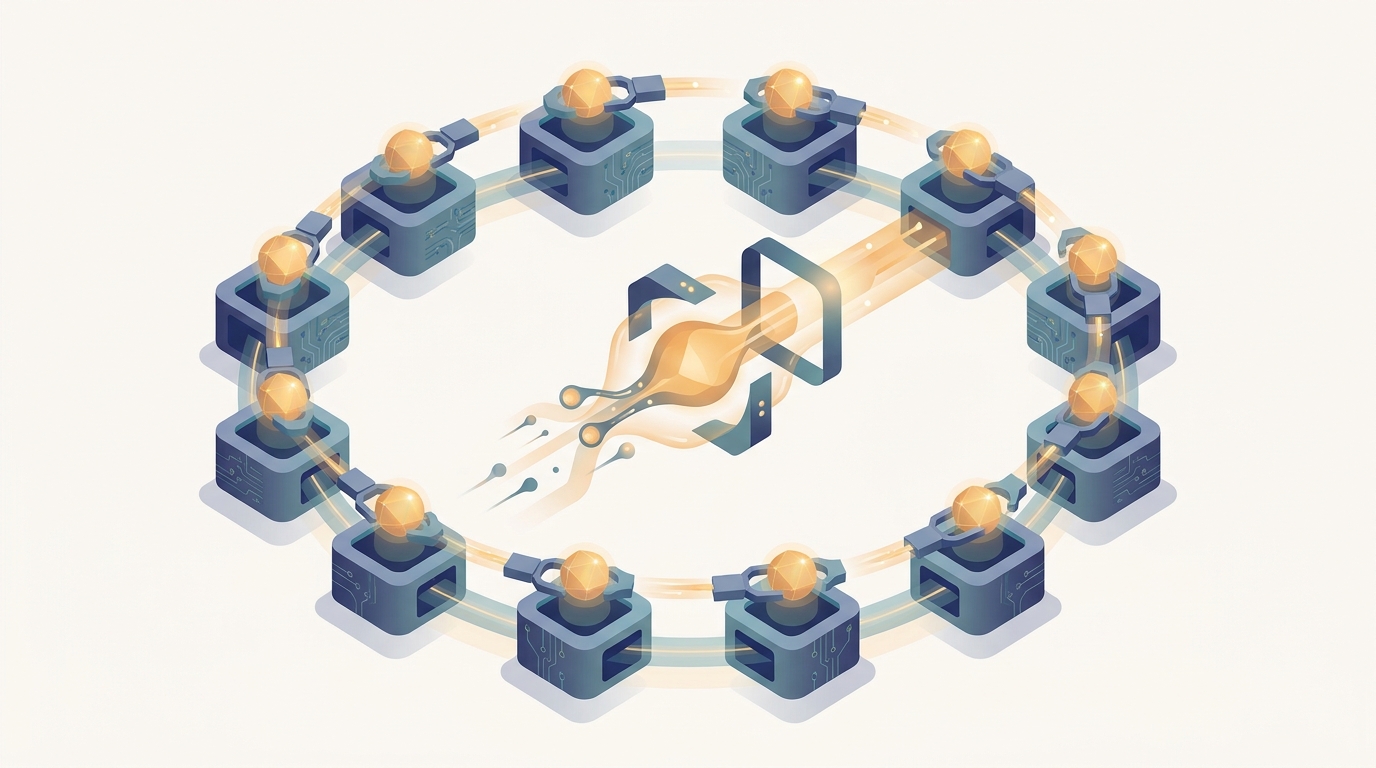 Conceptual illustration for Chapter 4: Communication Primitives for Distributed Training
