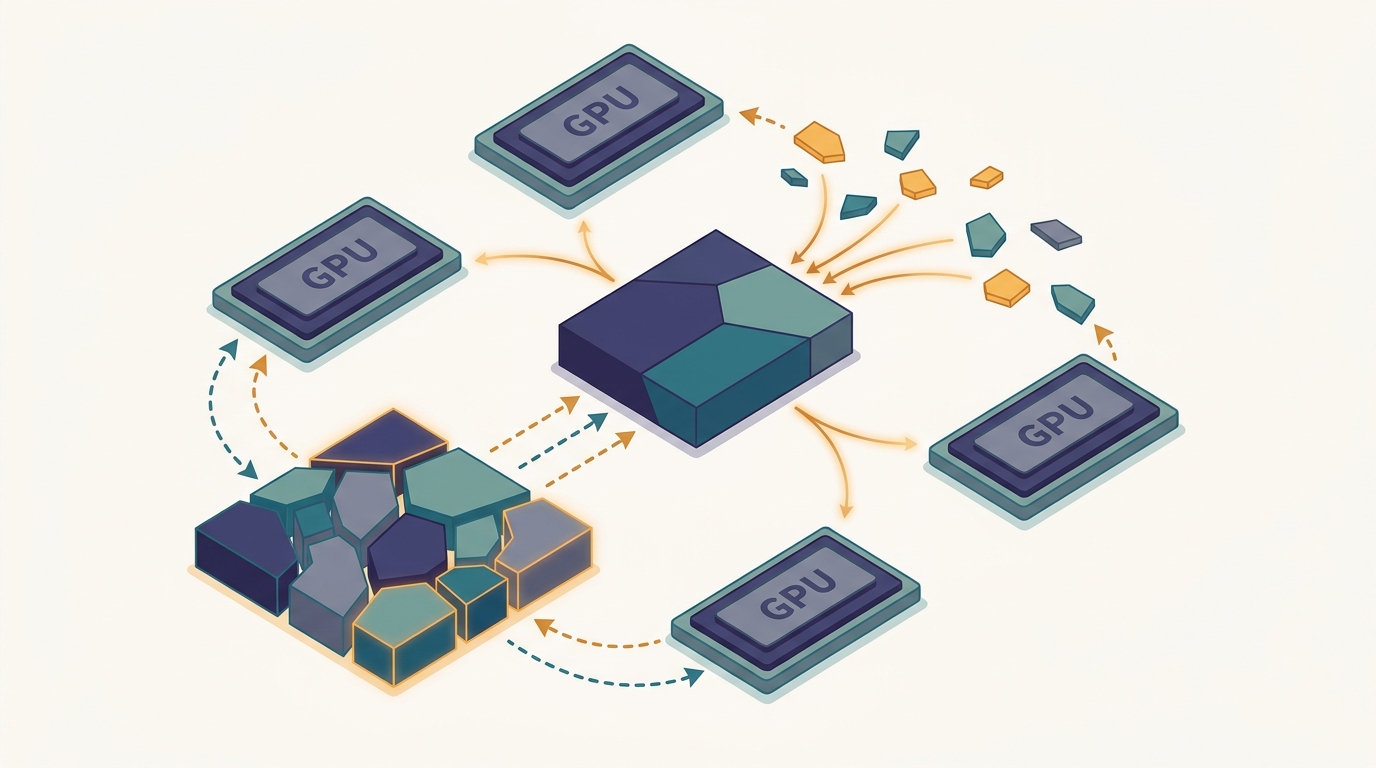 Mental model: Sharded Data Parallelism (ZeRO/FSDP)
