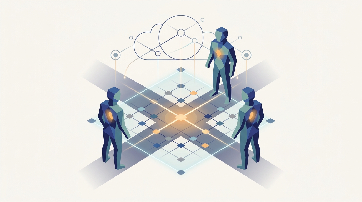 Conceptual illustration for Chapter 28: Game-Theoretic Foundations for Multi-Agent AI